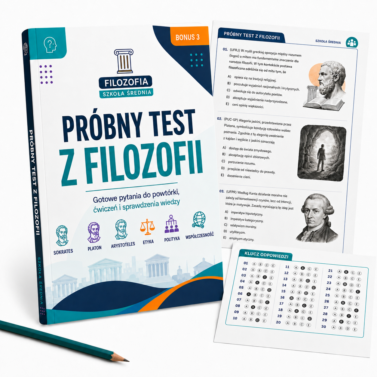 Okładka: TEST PRÓBNY Z FILOZOFII